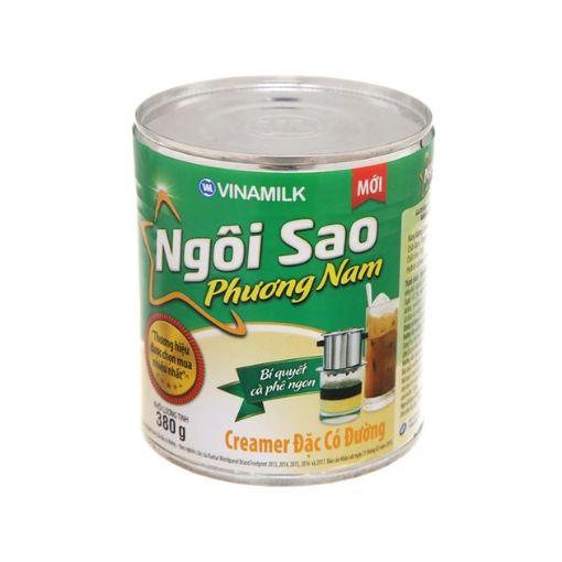 Kem đặc có đường Ngôi Sao Phương Nam xanh lá lon 380g