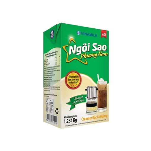 Sữa đặc Ngôi Sao Phương Nam Xanh lá 1,284kg hộp lớn