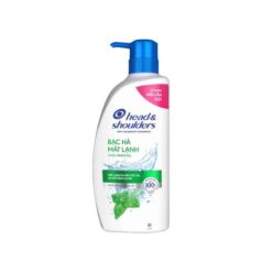 Dầu gội Head & Shoulders Cool Menthol bạc hà 850ml sạch gàu