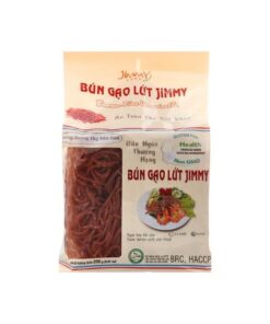Bún Gạo Lứt Jimmy Thùng 16 Gói, Tốt Cho Người Ăn Kiêng