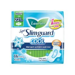 Băng vệ sinh Laurier SUPER SLIMGUARD COOL siêu mỏng 1mm, mát lạnh