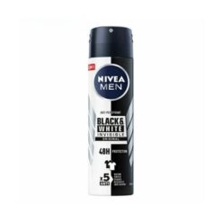 Xịt Khử Mùi NIVEA MEN Invisible Black&White Ngăn Vệt Ố Vàng (150ml)