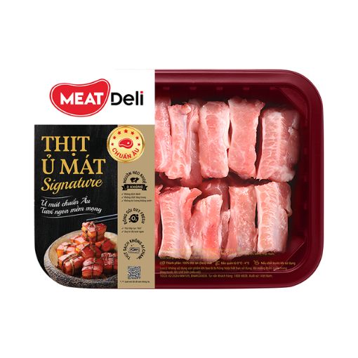Sườn non heo MEATDeli Signature 1kg - Tươi ngon, chất lượng