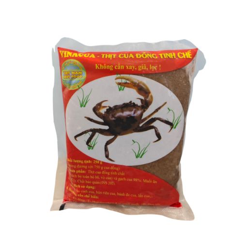 VINACUA - Thịt Cua Đồng Tinh Chế 250G