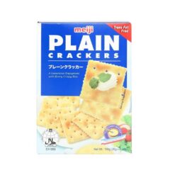Bánh Meiji Plain Cracker 104g - Giòn Tan, Dễ Dàng Thưởng Thức
