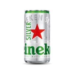 Bia Heineken Silver Lon 250ml – Vị Bia Êm Đằm, Sảng Khoái (Thùng 24 Lon)