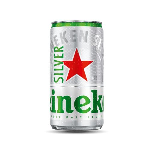 Bia Heineken Silver Lon 250ml – Vị Bia Êm Đằm, Sảng Khoái (Thùng 24 Lon)