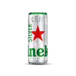 Bia Heineken Silver Lon 330ml – Vị Bia Đậm Đà, Sảng Khoái