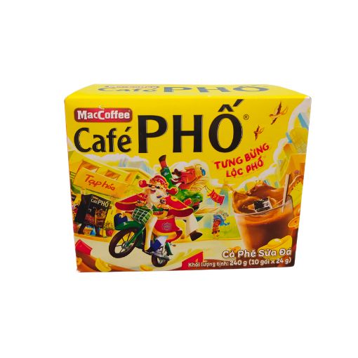 MacCoffee Phố Sữa Đá Hộp 240g - Hương Vị Cà Phê Việt