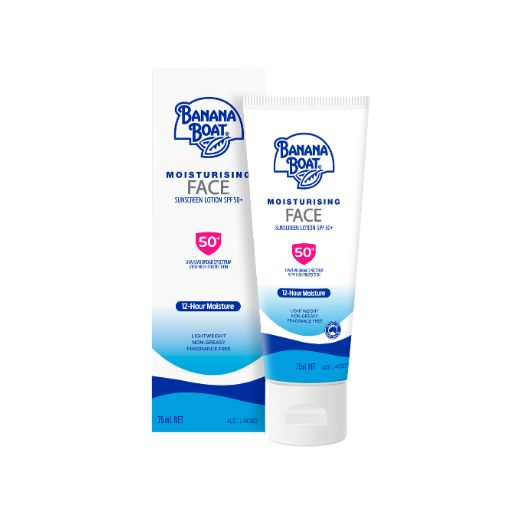 Banana Boat Kem Chống Nắng Dưỡng Ẩm Da Mặt SPF50+ 75ml