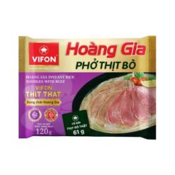 Phở thịt bò Vifon Hoàng Gia gói 120g (thịt bò thật 61g)