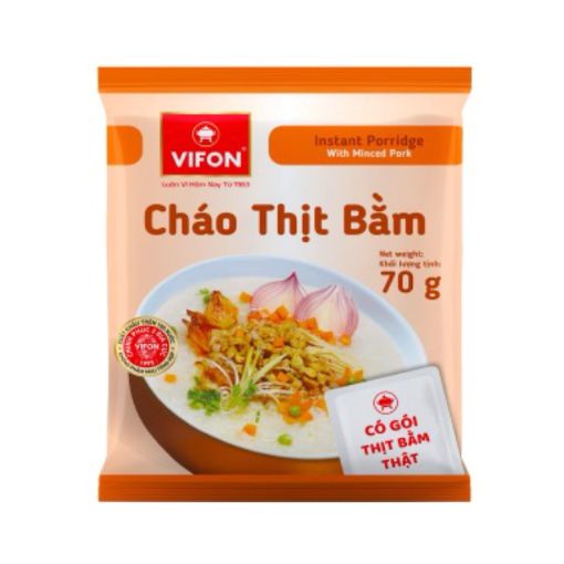Cháo Thịt Bằm Vifon 1 Gói x 70g – Tiện Lợi & Thơm Ngon