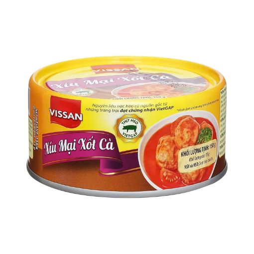 Xíu mại sốt cà Vissan 150g thơm ngon, tiện lợi cho bữa ăn nhanh
