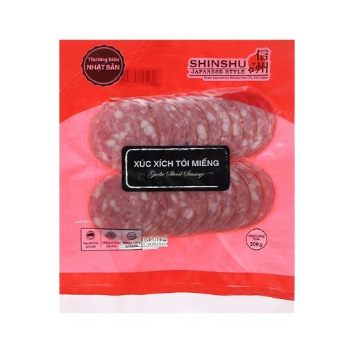 Xúc xích tỏi miếng Shinshu gói 200g