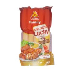 Xúc xích LUCKY Vissan 500g thơm ngon, tiện lợi