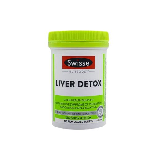Swisse Ultiboost Liver Detox 120 viên – Hỗ trợ gan & tiêu hoá