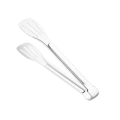 Kẹp gắp thực phẩm inox đầu khía chống trượt tiện dụng 28cm