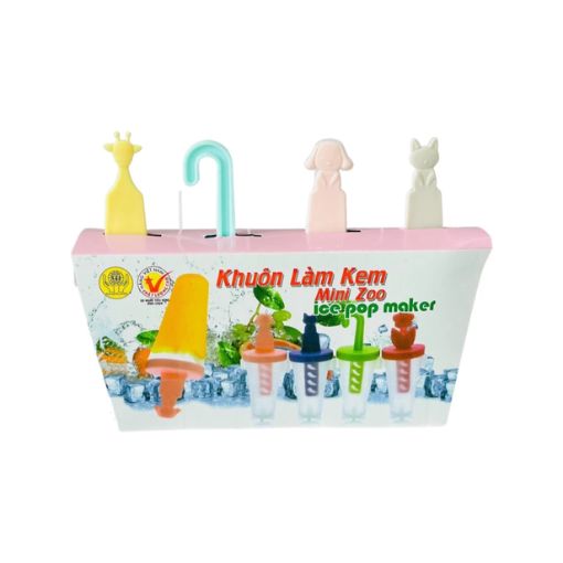 Khuôn Làm Kem Mini Zoo Tự Lập - Bộ 8 Khuôn Ngẫu Nhiên