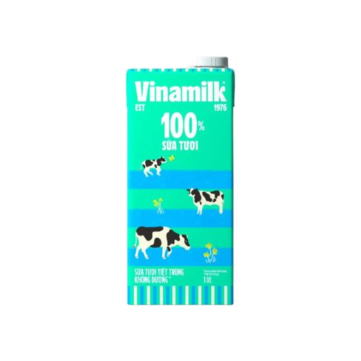 Sữa Tươi Tiệt Trùng Vinamilk Không Đường Hộp 1L