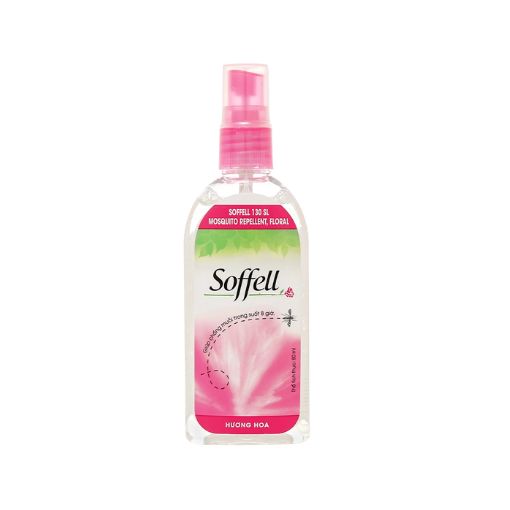 Xịt chống muỗi Soffell hương hoa 80ml