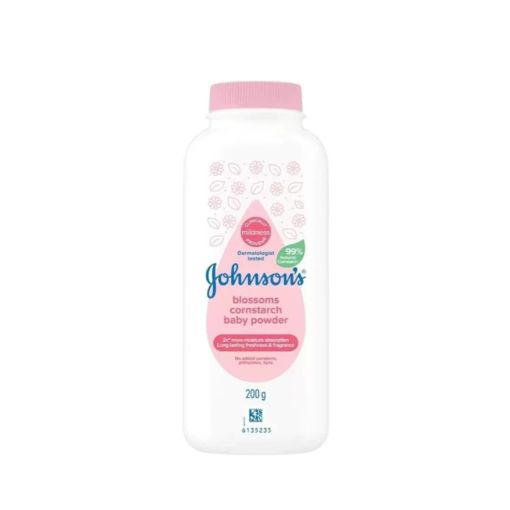 Phấn Thơm Johnson's Blossoms Cornstarch Baby Powder 200g