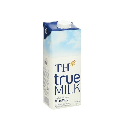 Sữa tươi tiệt trùng có đường TH true MILK 1L hộp tiện lợi