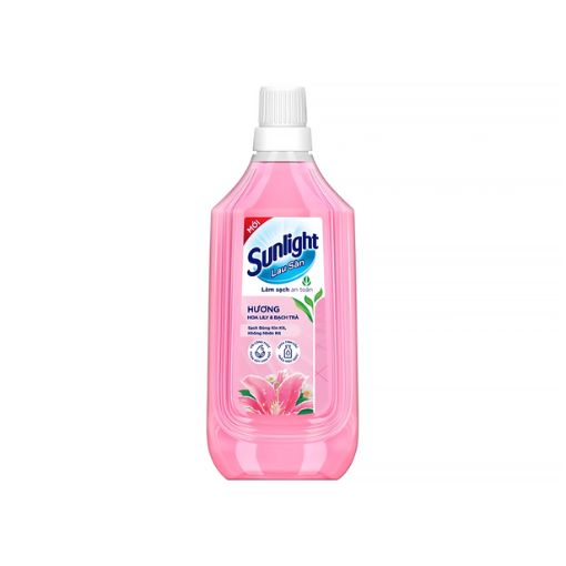Nước Lau Sàn Sunlight Tinh Dầu Thảo Mộc Hương Lily & Bạch Trà 1kg