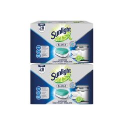Viên rửa chén Sunlight 168 viên cho máy rửa chén, sạch bóng
