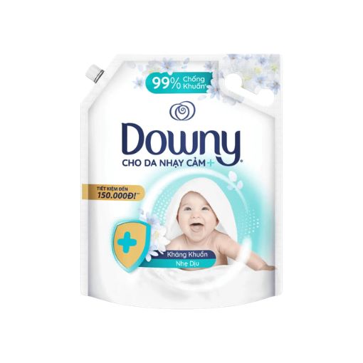 Nước Xả Vải Downy Kháng Khuẩn Dịu Nhẹ Cho Da Nhạy Cảm 3L