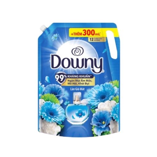 Nước Xả Vải Downy Làn Gió Mát Túi 2.2L Thơm Lâu Mềm Vải