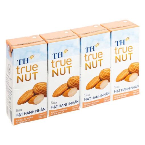 Lốc 4 hộp sữa hạnh nhân TH True Nut 180ml - sữa hạt tự nhiên - Ảnh 2