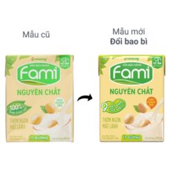 Alternative view of Sữa Đậu Nành Fami Nguyên Chất Ít Đường Hộp 200ml