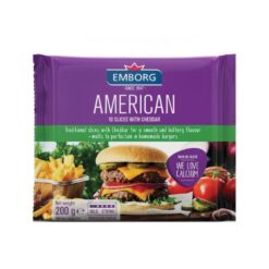 Alternative view of Phô Mai Lát Emborg American Slices With Cheddar 200g