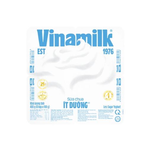 Sữa chua Vinamilk ít đường 100g lốc 4 hộp thơm ngon - Ảnh 3