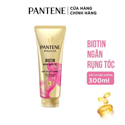 Dầu Xả Pantene Biotin Ngăn Rụng Tóc 300ml - Siêu Dưỡng Tóc - Ảnh 2