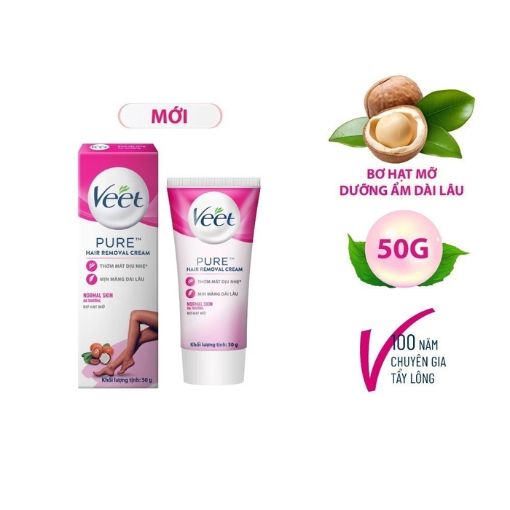 Kem Tẩy Lông Veet Pure Da Thường 50g - Ảnh 2