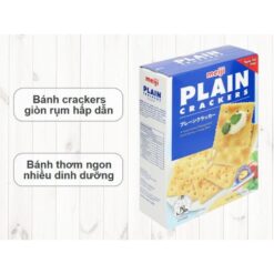 Alternative view of Bánh Meiji Plain Cracker 104g - Giòn Tan, Dễ Dàng Thưởng Thức