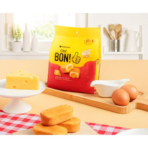 Bánh Ăn Sáng C'est Bon Sợi Thịt Gà Sốt Kem Phô Mai - Ảnh 2