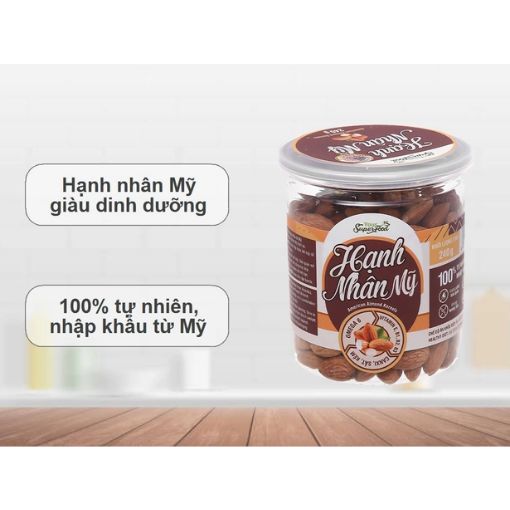 Hạt Hạnh Nhân Mỹ Your Superfood 240g - Ảnh 2