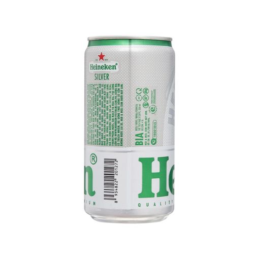 Bia Heineken Silver Lon 250ml – Vị Bia Êm Đằm, Sảng Khoái (Thùng 24 Lon) - Ảnh 2