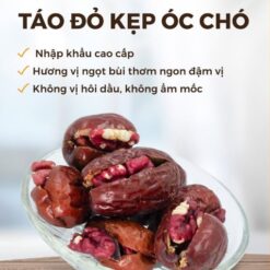 Alternative view of Táo Đỏ Kẹp Óc Chó Oh Smile Nuts 350g - Dinh Dưỡng Mỗi Ngày