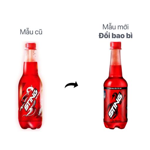Nước Tăng Lực Sting Hương Dâu 500ml - Ảnh 2
