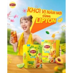Alternative view of Lipton Trà Chanh Ice Tea hộp 16 gói x 12g – Giải khát sảng khoái