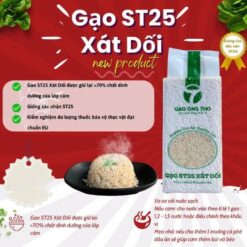 Alternative view of Gạo ST25 Xát Dối Ông Thọ 1Kg - Hương vị đặc trưng