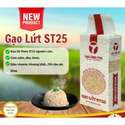 Alternative view of Gạo Lứt ST25 Ông Thọ 1Kg - Cơm mềm, dẻo, thơm, dễ ăn