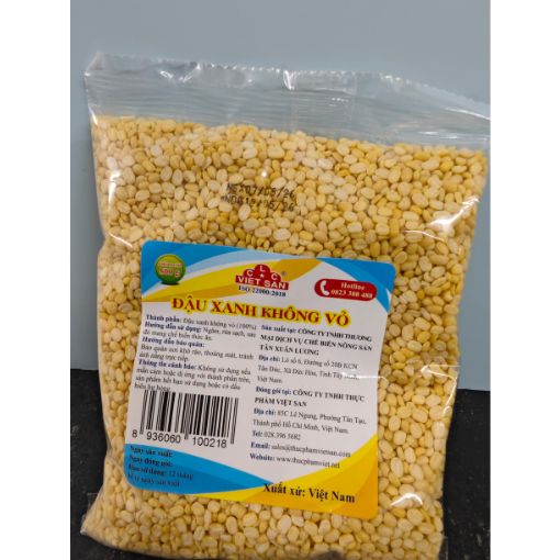 Đậu Xanh Không Vỏ Việt San 500g - Ảnh 2