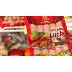 Alternative view of Xúc xích LUCKY Vissan 500g thơm ngon, tiện lợi