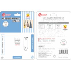 Alternative view of Móc 3 Vuông Inox HPG169 - Tiện Lợi, Bền Đẹp