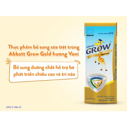 Sữa Abbott Grow Gold Vani pha sẵn 180ml - Ảnh 2
