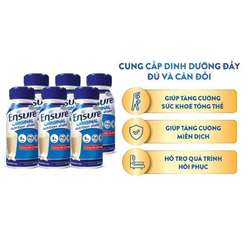 Sữa Ensure Original Vani Pha Sẵn 237ml – Dinh Dưỡng Tiện Lợi - Ảnh 2